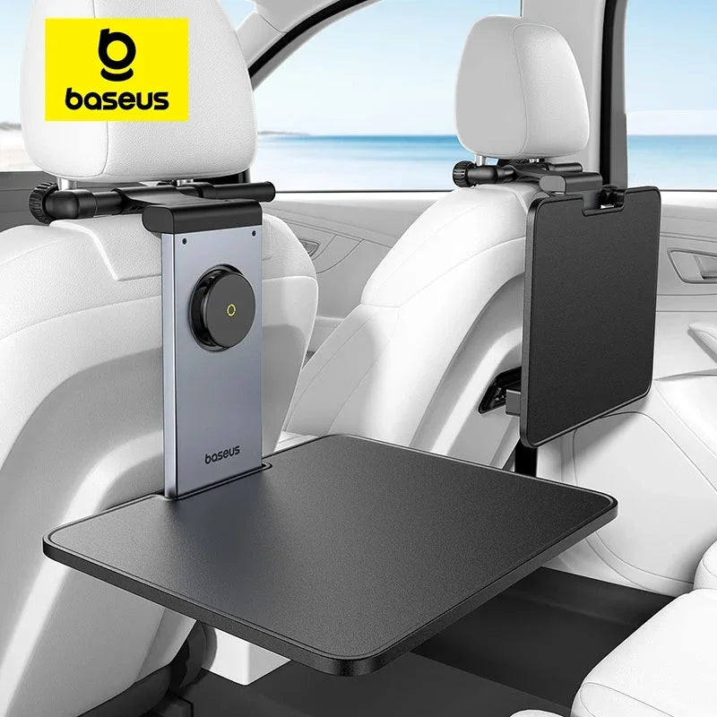Mesa Plegable para Asiento Trasero con Soporte para Laptop y Tablet