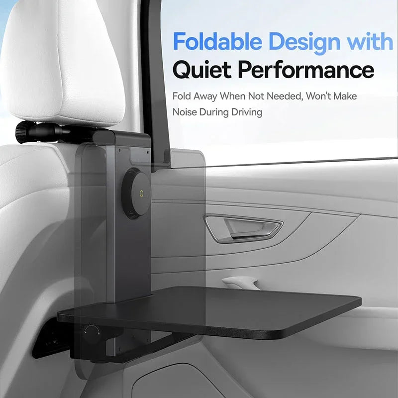 Mesa Plegable para Asiento Trasero con Soporte para Laptop y Tablet